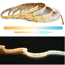 8mm COB LED Lenta CCT 3000k-6000k IP20 24 Volti 480Led/m